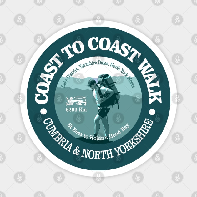 Coast to Coast Walk (T)2 Magnet by grayrider